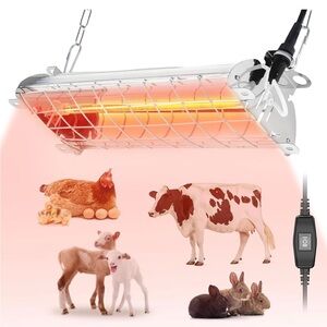 Large heating lamp for chickens, rabbits or other types of animals